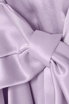 Thumbnail for your product : Nanushka Siwa Satin Mini Wrap Dress