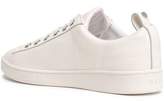 Thumbnail for your product : DKNY Embroidered Leather Sneakers