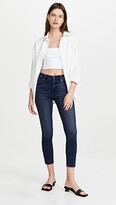Thumbnail for your product : Good American Good Legs Crop Raw Hem Jeans