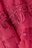 Thumbnail for your product : Needle & Thread Tiered Embroidered Tulle Midi Dress
