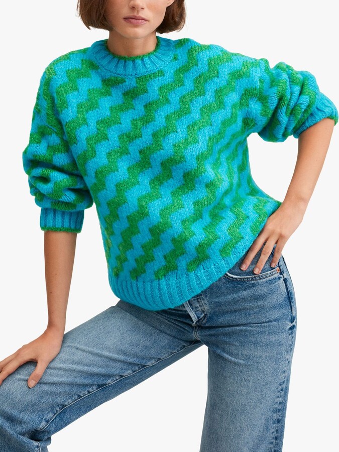 mango green jumper