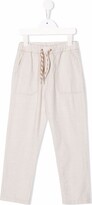 Thumbnail for your product : Bonpoint Drawstring Straight-Leg Trousers