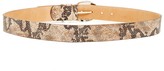 Thumbnail for your product : Streets Ahead Snake Printed Leather Belt