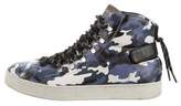 Thumbnail for your product : Dolce & Gabbana Leather High-Top Sneakers