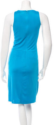 Issa Silk Keyhole-Accented Dress w/ Tags