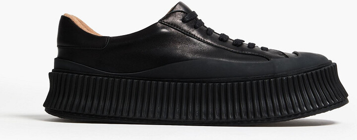 Jil Sander Leather platform sneakers