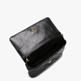 Thumbnail for your product : DKNY Sofia Quilted Black Leather Clutch Cross-Body Bag