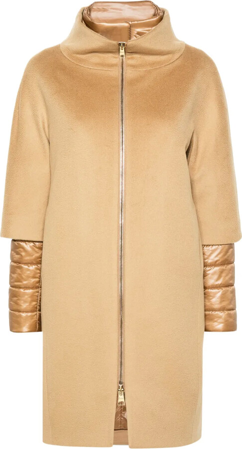 Herno Detachable-Panels Virgin-Wool Coat