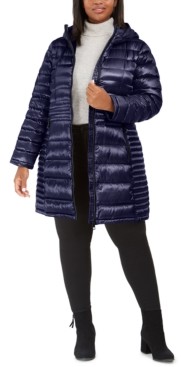 calvin klein plus size puffer coat
