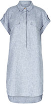 Thumbnail for your product : Apricot Khaki Marl Linen Look Shirt Dress