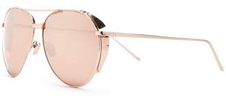 Linda Farrow '426' aviator sunglasses