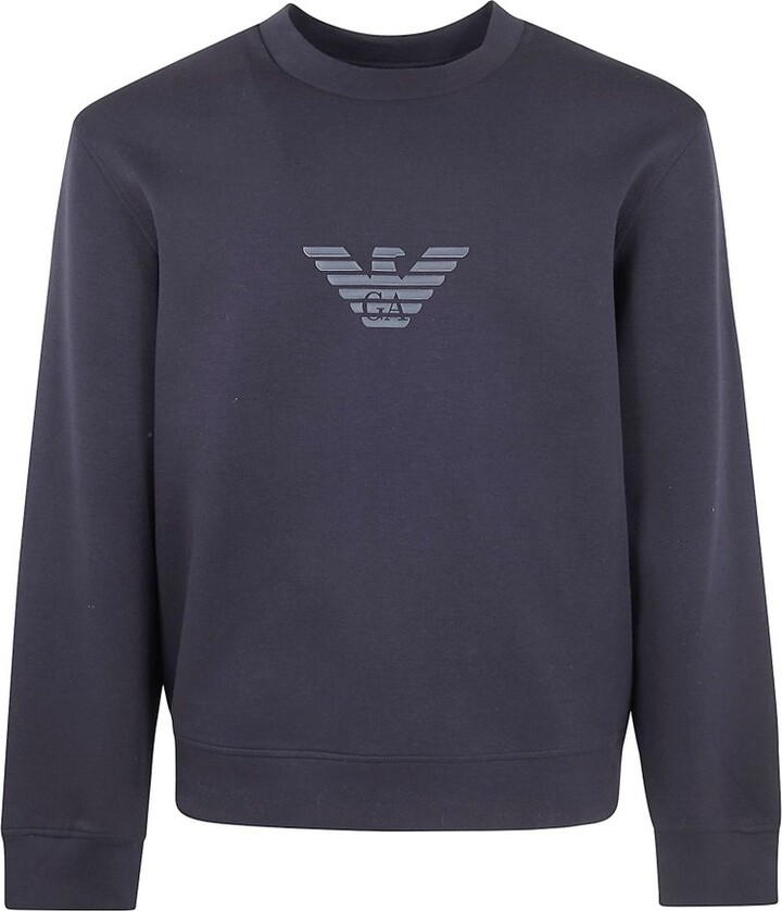 Emporio Armani Logo Detailed Crewneck Sweatshirt