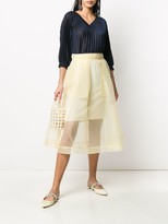 Thumbnail for your product : Marco De Vincenzo Pleated Glitter Jumper