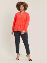 Thumbnail for your product : Evans Coral V-Neck Shirt