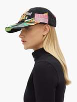 Thumbnail for your product : Vetements Embroidered-logo Cotton Baseball Cap - Womens - Black