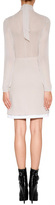 Thumbnail for your product : Marios Schwab Silk Georgette Tunic Top in Dove Grey