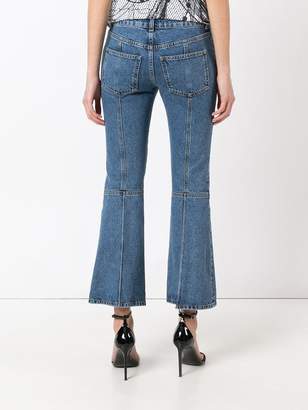 Alexander McQueen cropped flared jeans