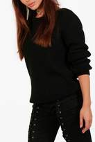 Thumbnail for your product : boohoo Petite Oversized Jumper