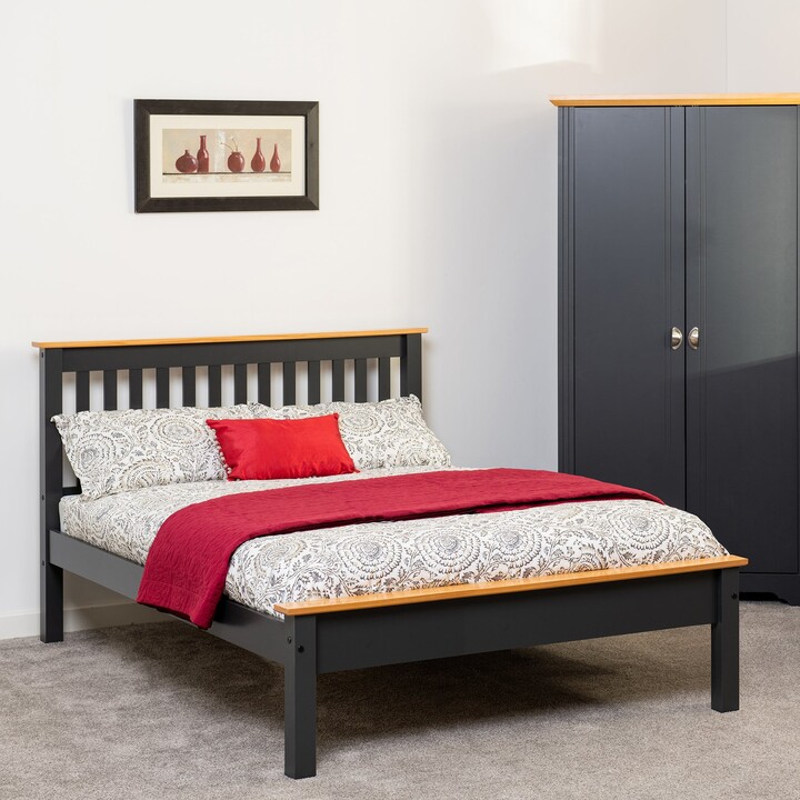 Dunelm Monaco Low Foot End Bed Frame Charcoal (Grey) ShopStyle