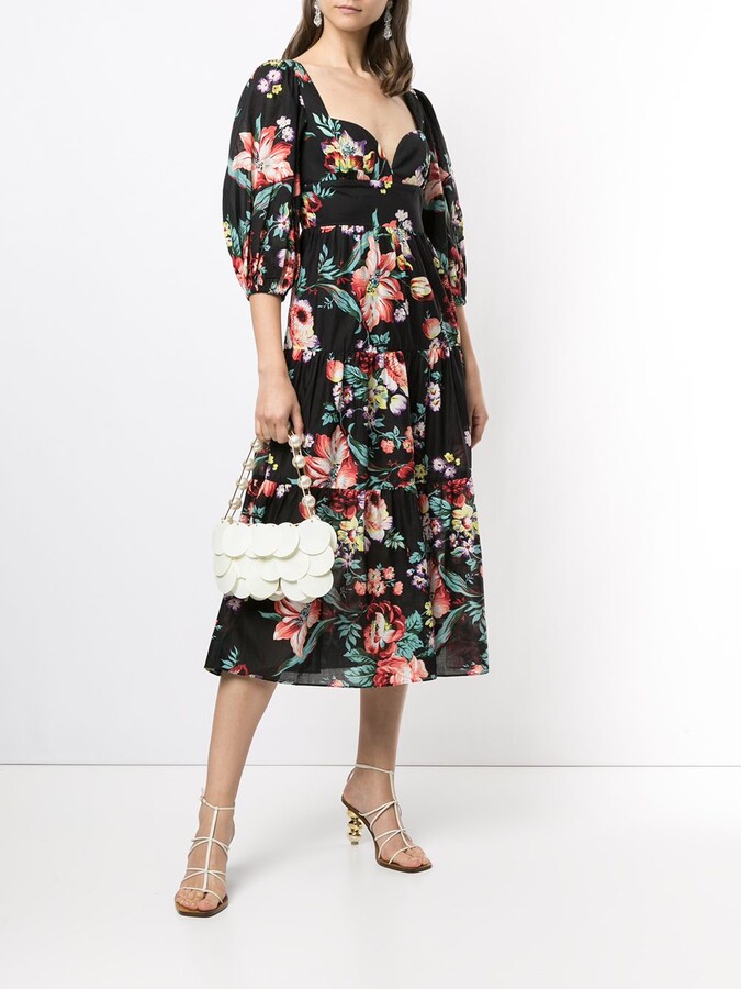 Alice McCall Baby Dee floral midi dress - ShopStyle