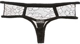 Thumbnail for your product : Fleur Du Mal Rose lace hipster thong
