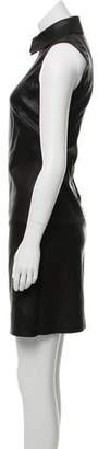 Jitrois Leather Zip-Up Dress