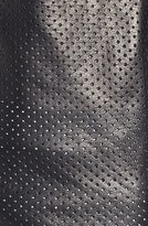 Thumbnail for your product : Vince Camuto Perforated Leather & Wool Armwarmers