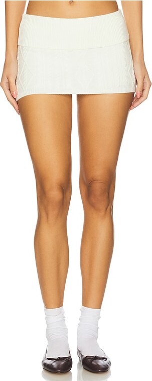 Frankie's Bikinis Briar Cable Knit Skort