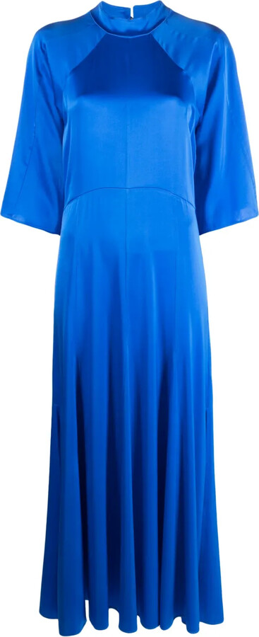 Forte Forte Raglan-Sleeved Silk Dress