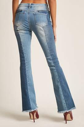 Forever 21 Contrast Flare Jeans