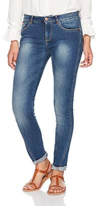 H.I.S Women's Amber Skinny Jeans, (Premium Medium Blue Wash 9383)