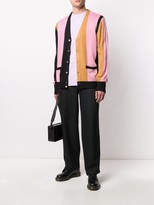 Thumbnail for your product : Noon Goons Colour-Block Fitted Cardigan