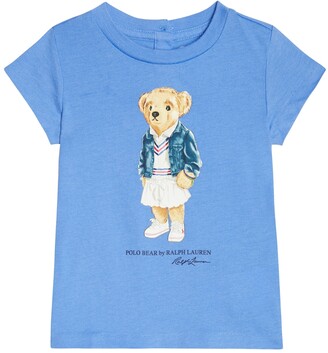 Polo Ralph Lauren Kids Baby Polo Bear cotton T-shirt