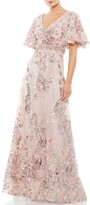 Thumbnail for your product : Mac Duggal Novelty Beaded Floral A-Line Gown