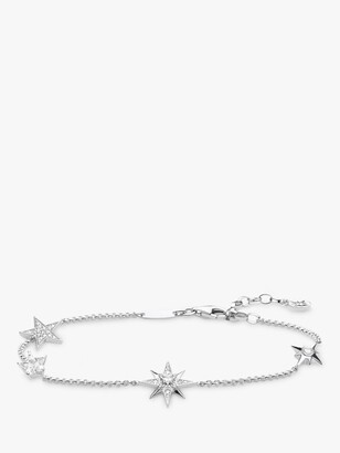Thomas Sabo Magic Stars Cubic Zirconia Chain Bracelet, Silver