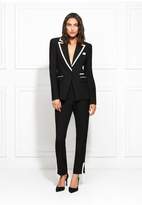 Thumbnail for your product : Rachel Zoe Abbie Contrast Piped Suiting Blazer