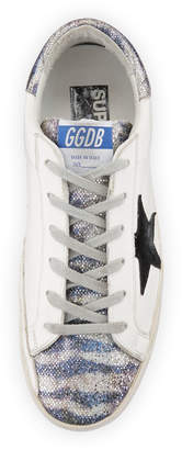 Golden Goose Glitter Low-Top Star Sneaker