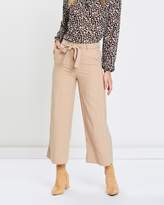 Thumbnail for your product : Forcast Jaycee Tie Waist Culottes