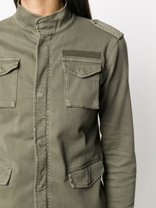 Anine Bing Stand-Up Collar Military Jacket