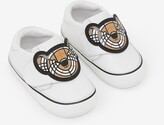 Thumbnail for your product : Burberry Childrens Thomas Bear Appliqué Leather Booties Size: 0
