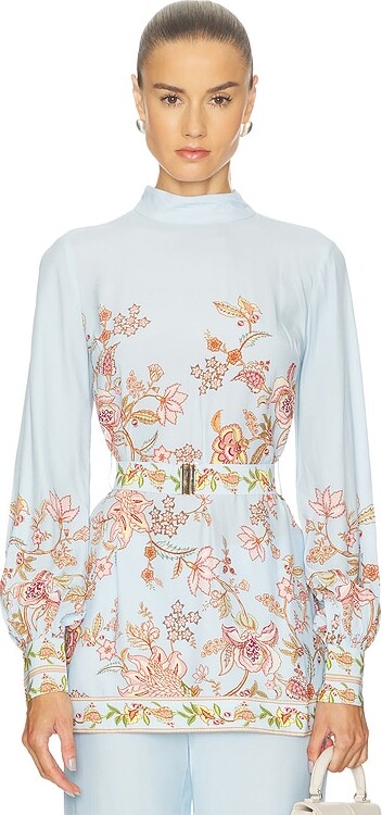 HEMANT AND NANDITA Scarf Neck Top