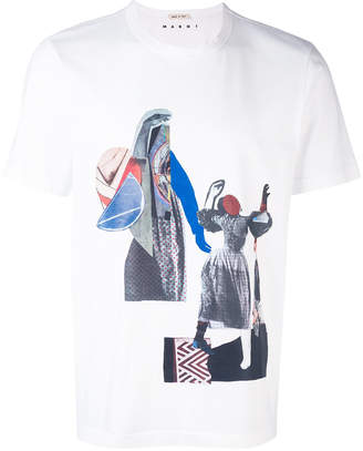 Marni abstract print t-shirt