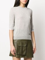 Thumbnail for your product : Philosophy di Lorenzo Serafini 3/4 Sleeves Logo Pullover