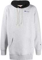 Thumbnail for your product : Champion contrasting hood sweatshirt