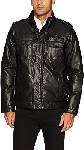 levi leather trucker jacket