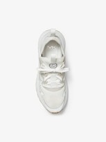 Thumbnail for your product : Michael Kors Nolan Mesh and Rubberized Leather Trainer