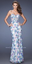 Thumbnail for your product : La Femme Multicolored Modern  Prom Dress