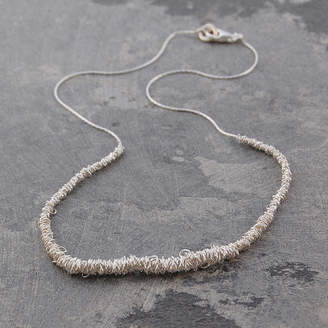 Otis Jaxon Sterling Silver Loops Necklace
