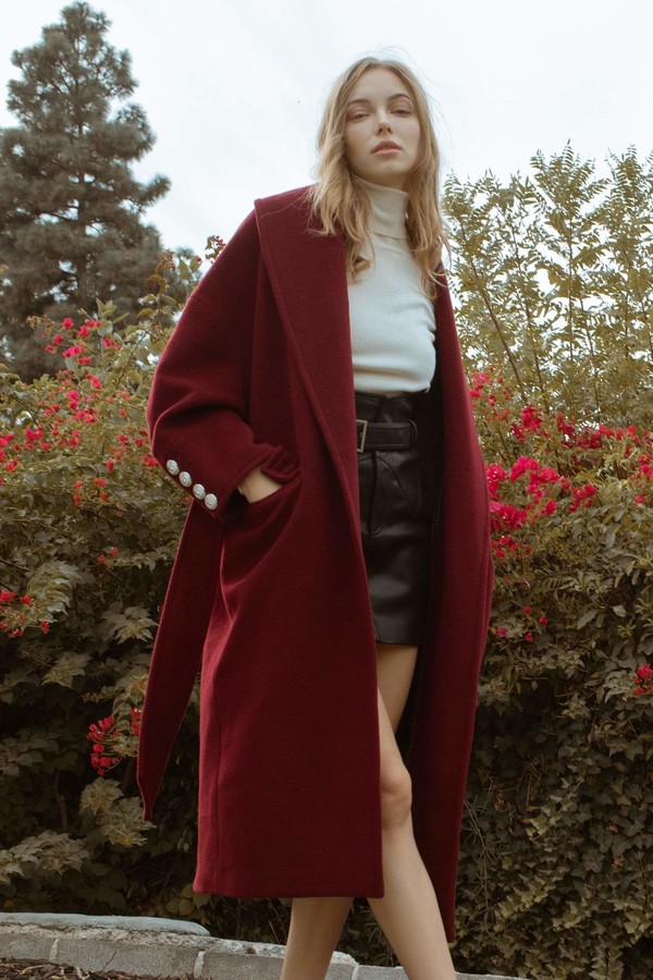wine wrap coat