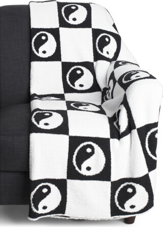 TJMAXX Oversized Feather Yarn Yin And Yang Throw - ShopStyle